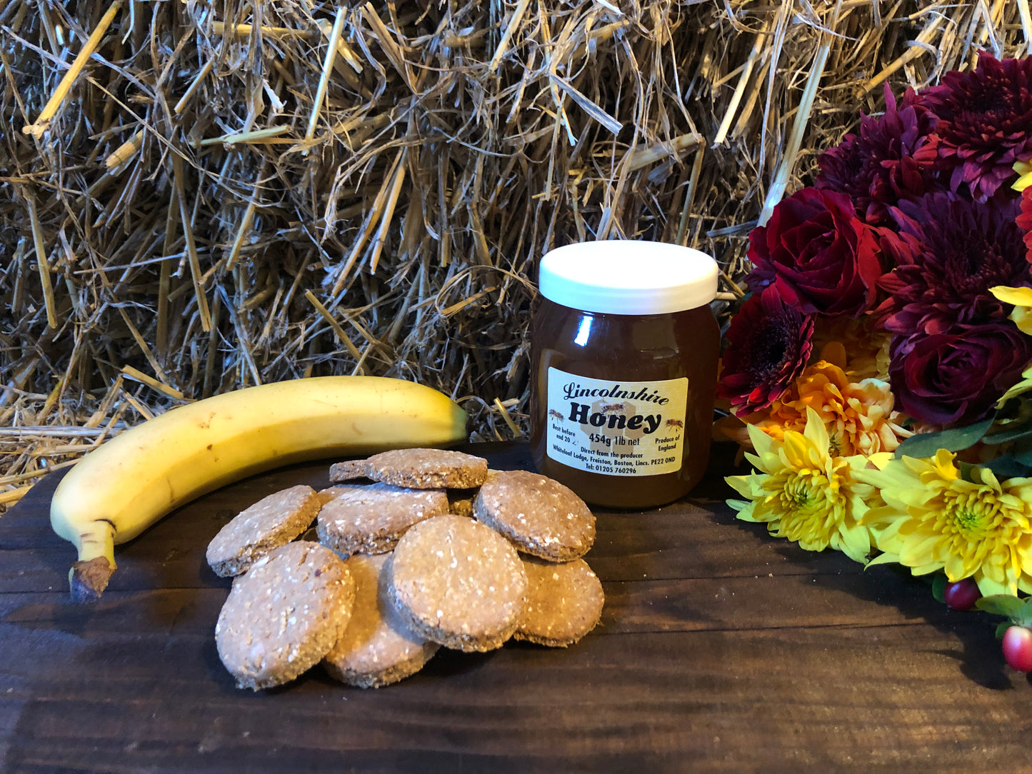 Oatmeal, Banana, peanut butter and honey cookies